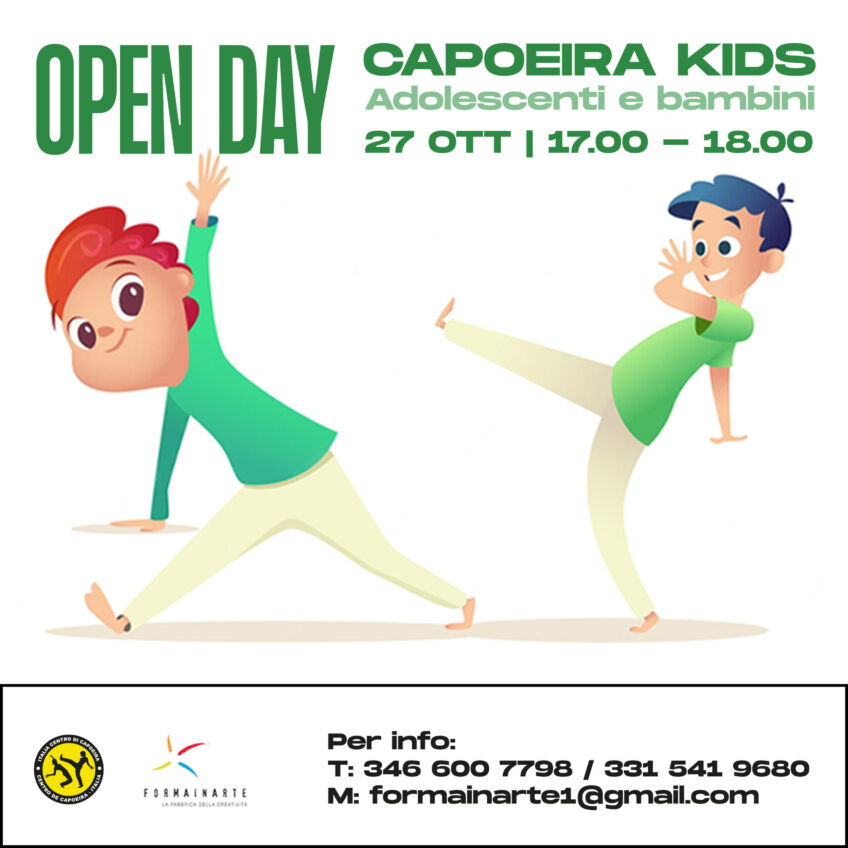 Novità 2022-2023: Corso baby/kids Capoeira
